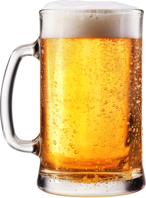 a mug of cold beer